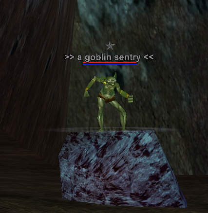 a goblin sentry
