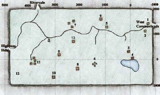 Kithicor Woods map