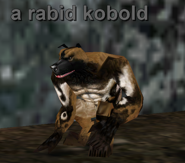 a rabid kobold