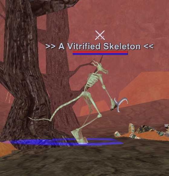 A Vitrified Skeleton