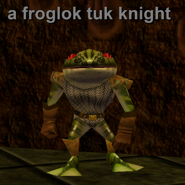 a froglok tuk knight