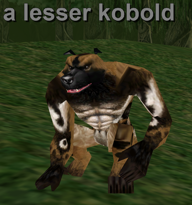 a lesser kobold