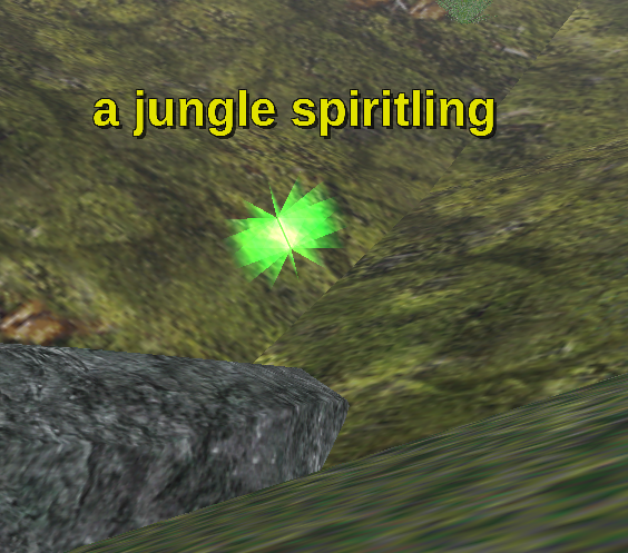 a jungle spiritling