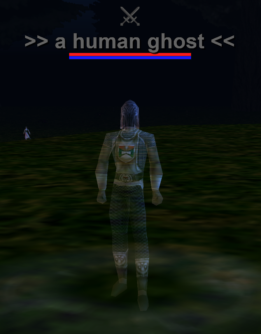a human ghost