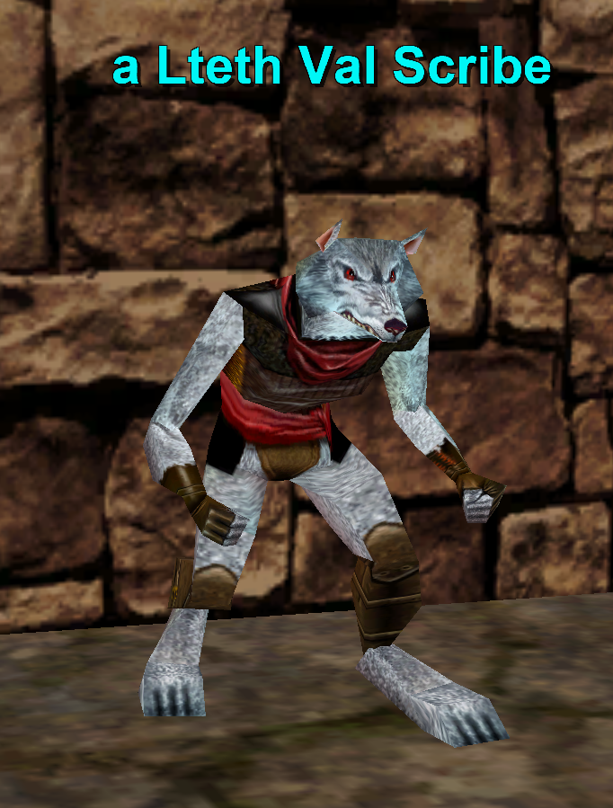 a Lteth Val Scribe