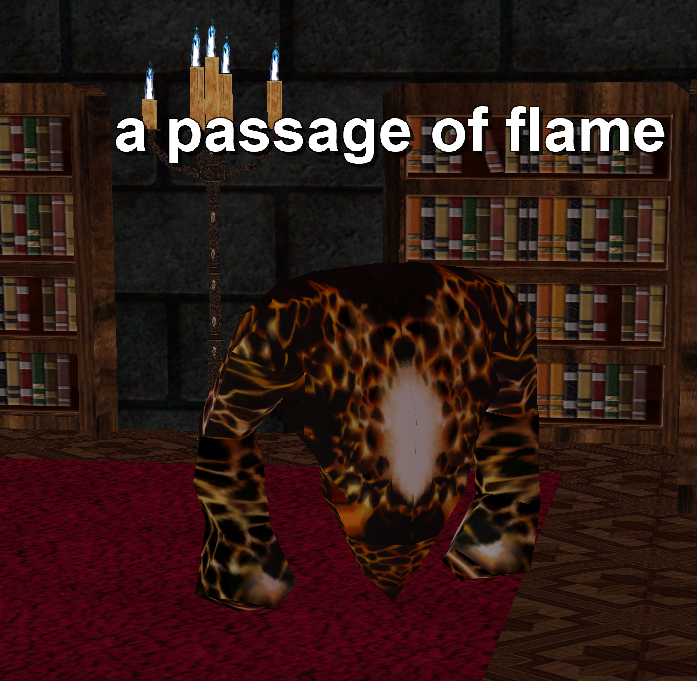 a passage of flame