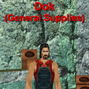 Dok, the general supplies vendor of Halas