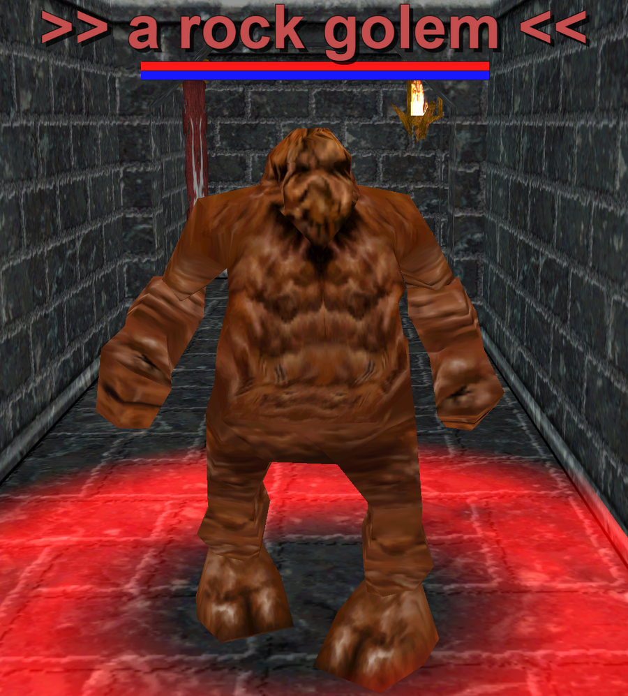 a rock golem