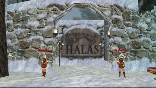 Halas entryway